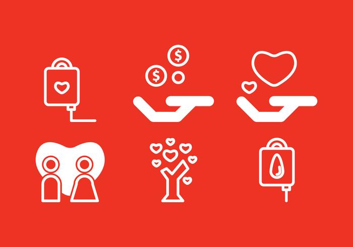 Free Donate Icons 2 vector