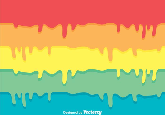 Colorful Paint Drip Background vector