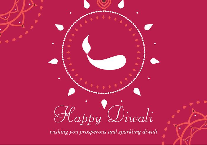 Happy Diwali Background vector