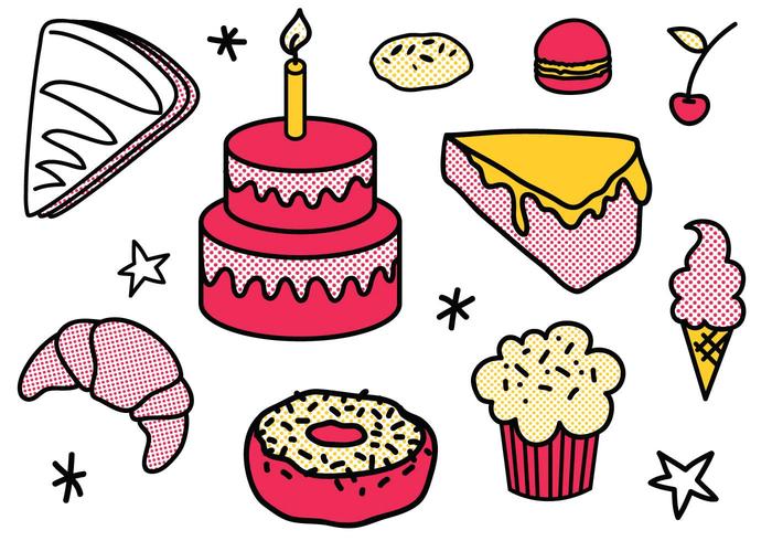 Free Dessert Vectors