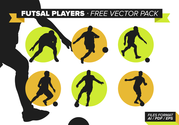 Futsal Players Free Vector Pack Futsal Players Free Vector Pack