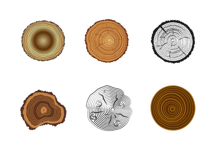 Free Tree Rings Vector