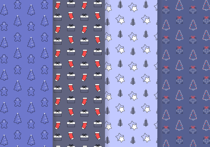 Free Christmas Pattern Vector