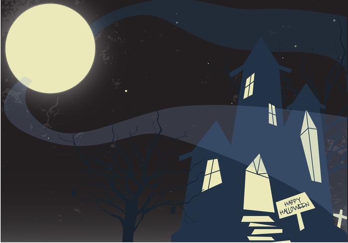 Libre Haunted Mansion Vector