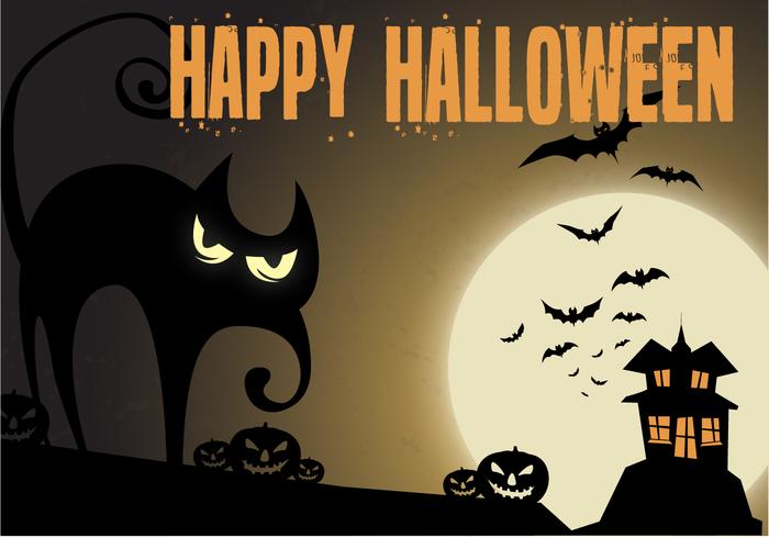 Free Haunted Night Vector