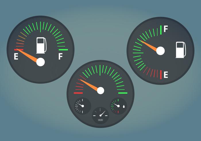 Fuel Gauge Vector Illustration Fuel Gauge Vector Illustration