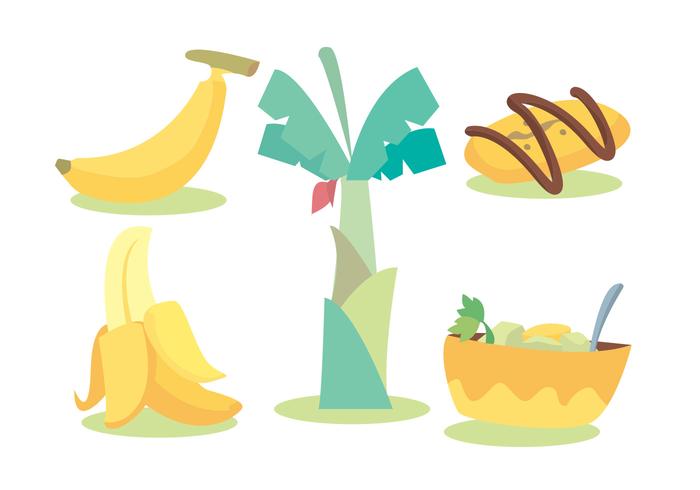 Banana Vector Set