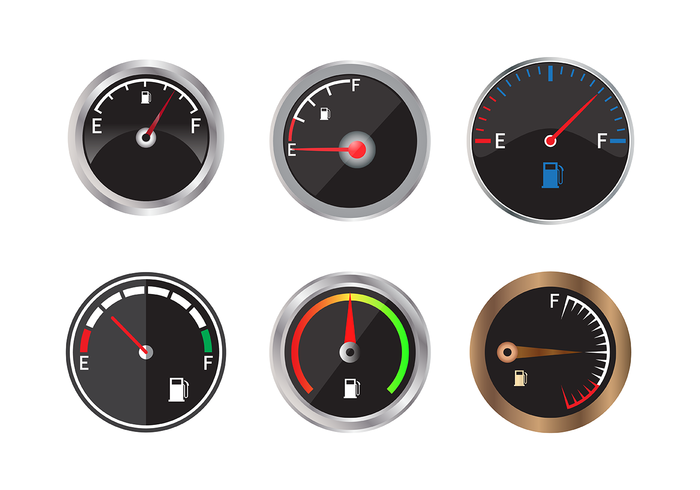 Free Fuel Gauge Vector