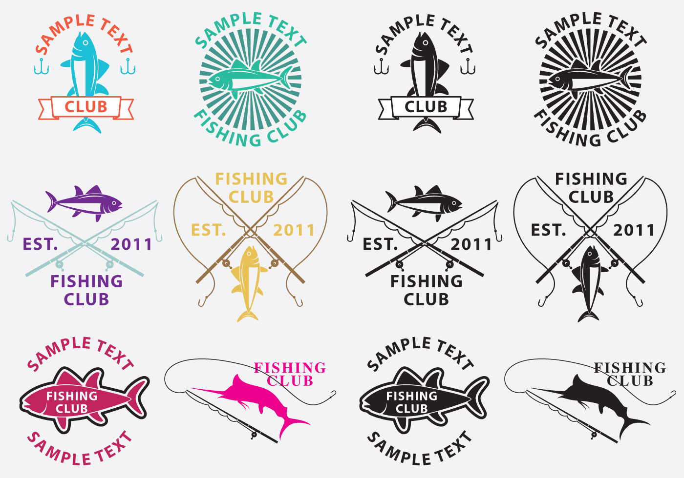 Download Fishing Logos - Download Free Vector Art, Stock Graphics ...