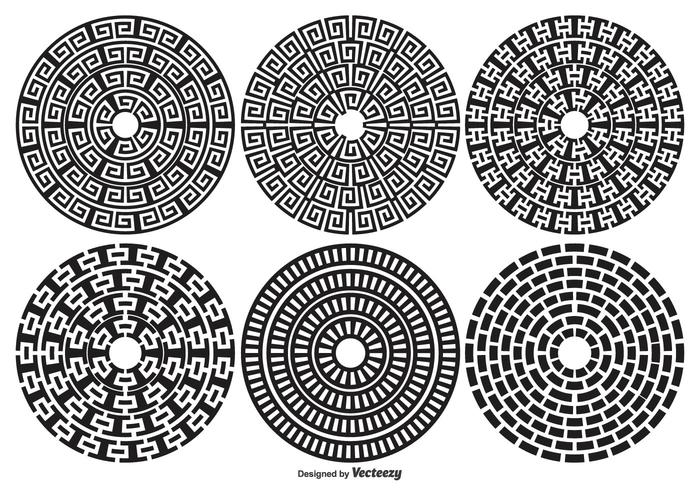 Decorative Circle Shape Set Decorative Circle Shape Set
