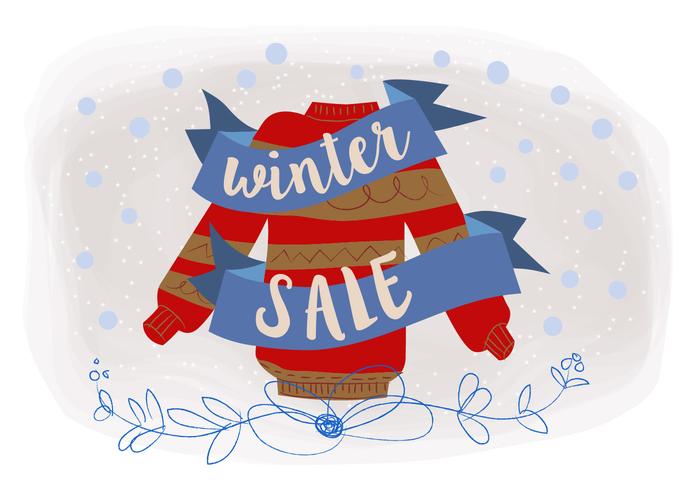 Christmas Sale Vector Background