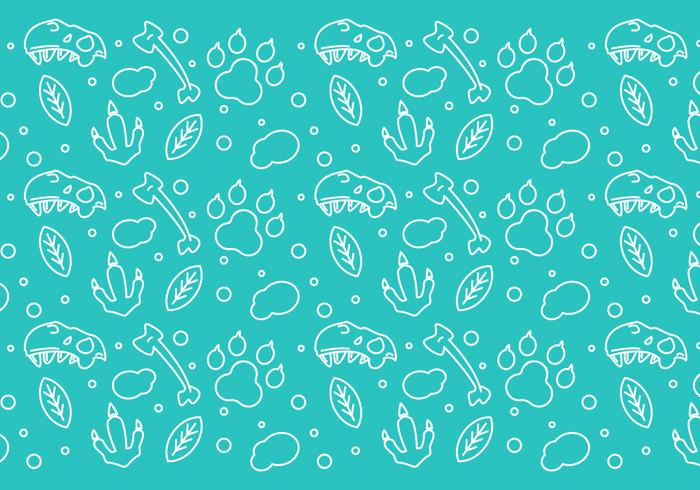 Free Dinosaur Pattern 6 vector