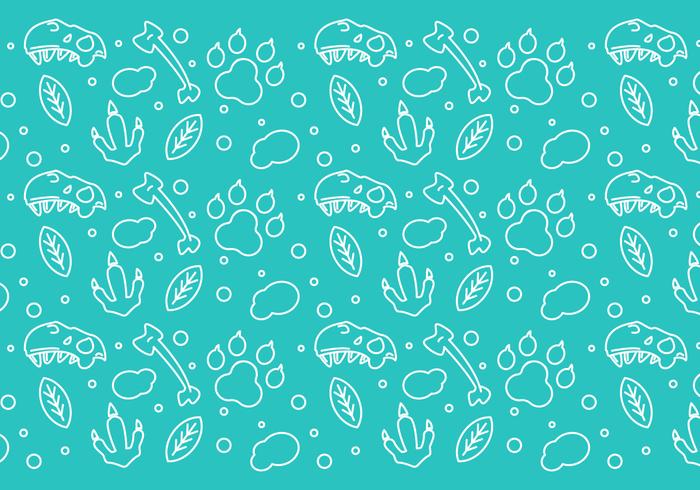 Free Dinosaur Pattern 6 vector