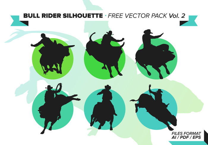 Bull Rider Free Vector Pack Vol. 3 Bull Rider Free Vector Pack Vol. 3