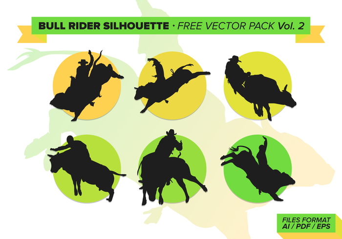 Bull Rider Free Vector Pack Vol. 2 Bull Rider Free Vector Pack Vol. 2