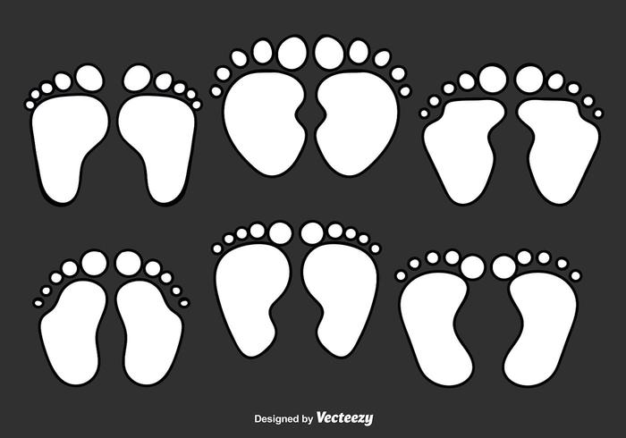 Baby Footprints vector