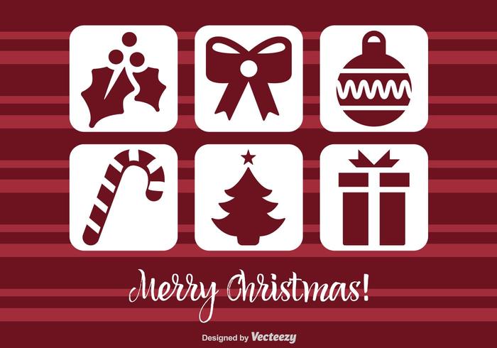 Christmas Icon Vect Set vector