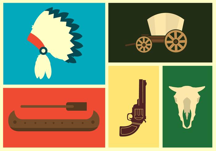 Wild West Vector Icons