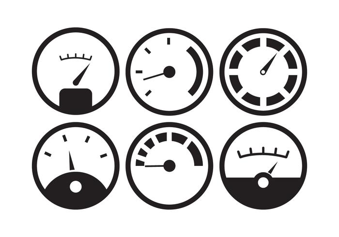 Download Vector Set of Fuel Gauge - Download Free Vectors, Clipart ...
