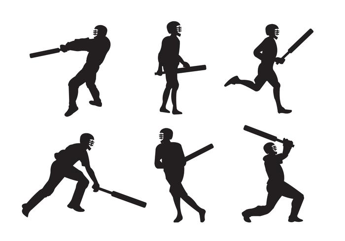 Cricket Players vector