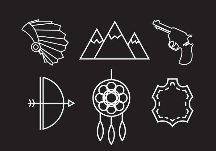 Wild West Vector Icons