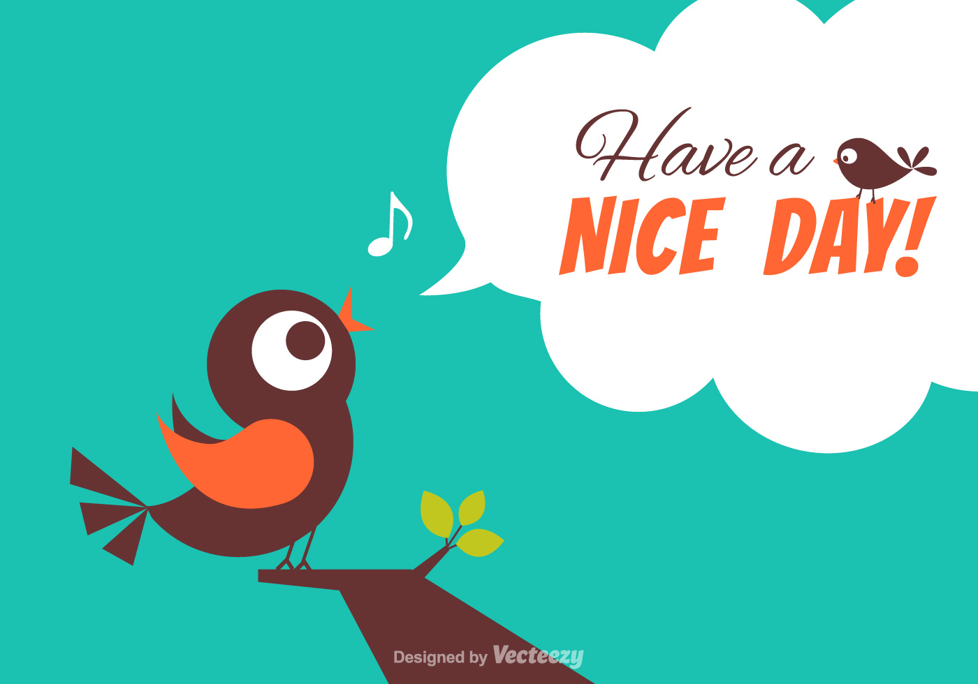 Free Have A Nice Day Vector Card  Download Free Vector Art, Stock 