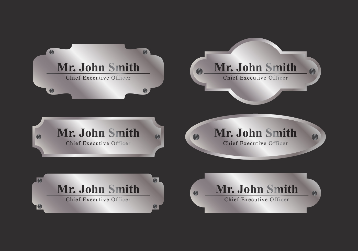 Name Plate Free Vector Art - (2121 Free Downloads)