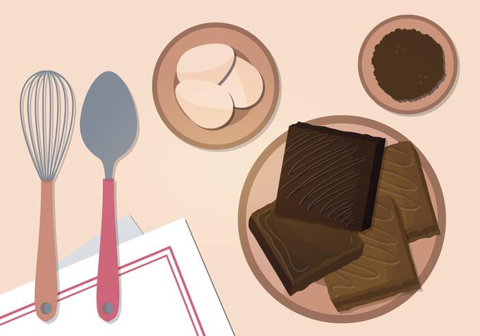 Brownies Vector Illustration Brownies Vector Illustration