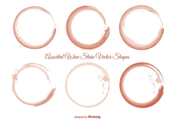 Wine Stain Shape Set