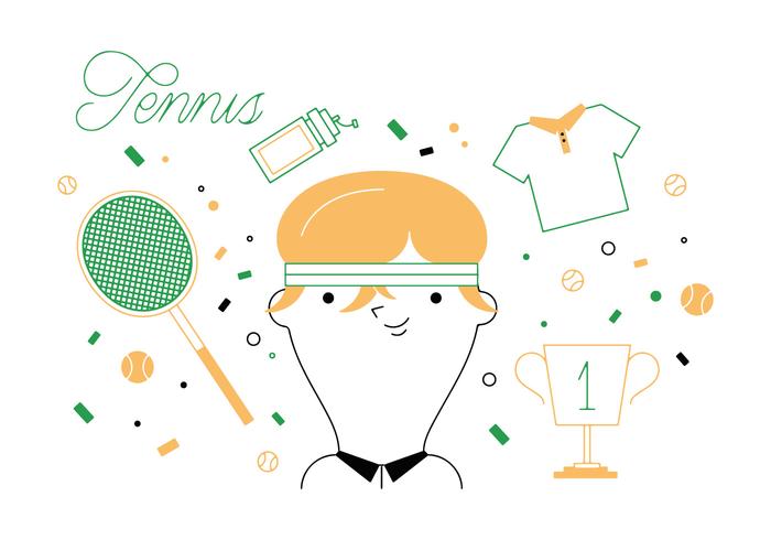 Free Tennis Vector