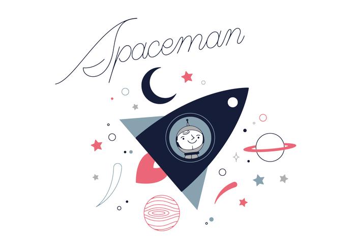 Free Spaceman Vector