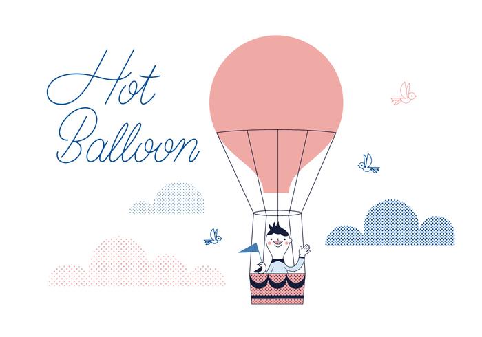 Hot Ballon Vector