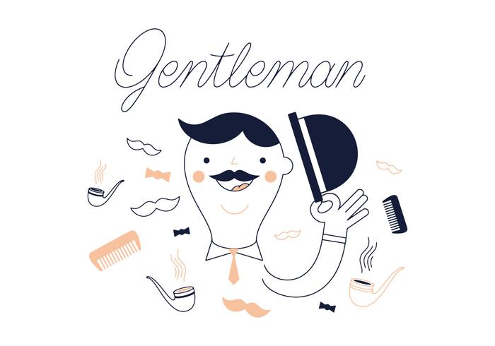 Vector Gentleman gratis