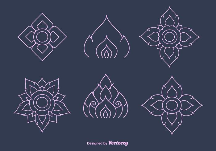 Free Thai Pattern Vector Free Thai Pattern Vector