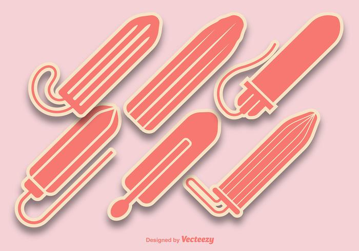 Tampon Set vector