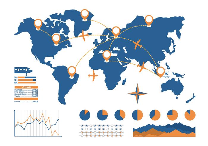 Airline Annual Report Vector