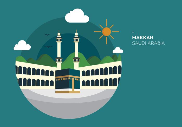 AL HAJJ Makkah-kabah-vector