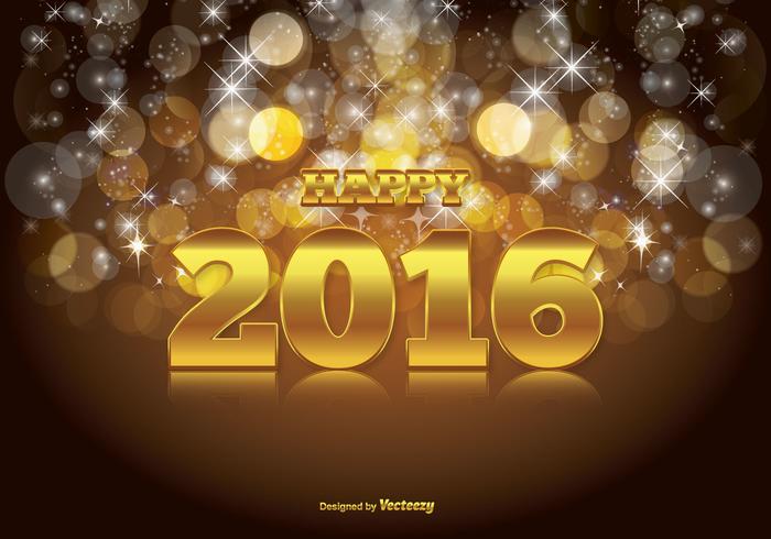 Happy 2016 Illustration Happy 2016 Illustration