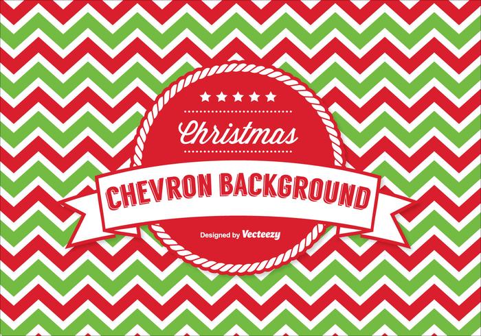Fondo de patrón de Chevron de Navidad vector