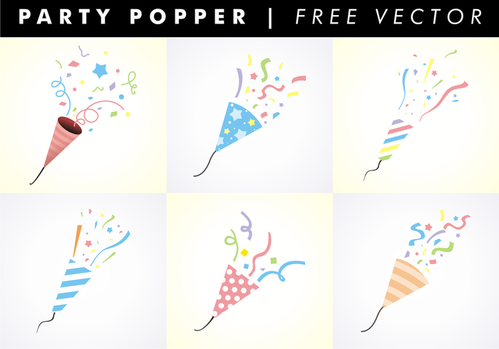 Party Popper Free Vector