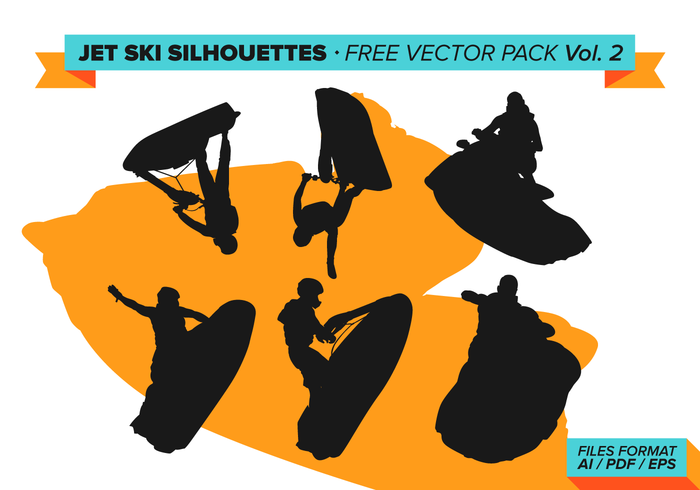 Jet Ski Silhouettes Free Vector Pack Vol. 2 Jet Ski Silhouettes Free Vector Pack Vol. 2