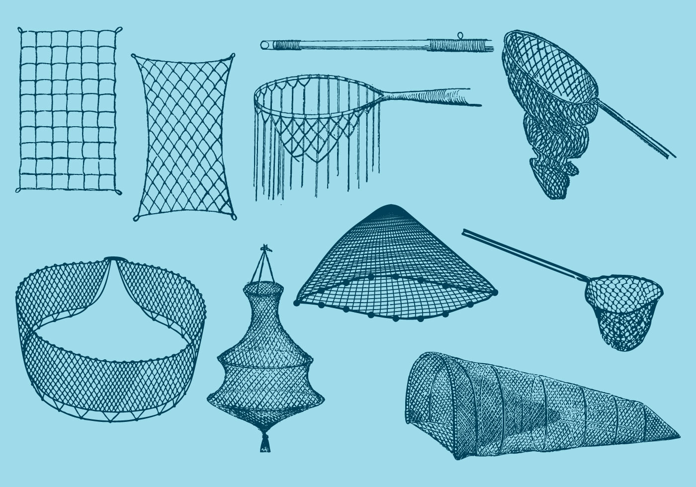Download Fishing Nets - Download Free Vectors, Clipart Graphics ...