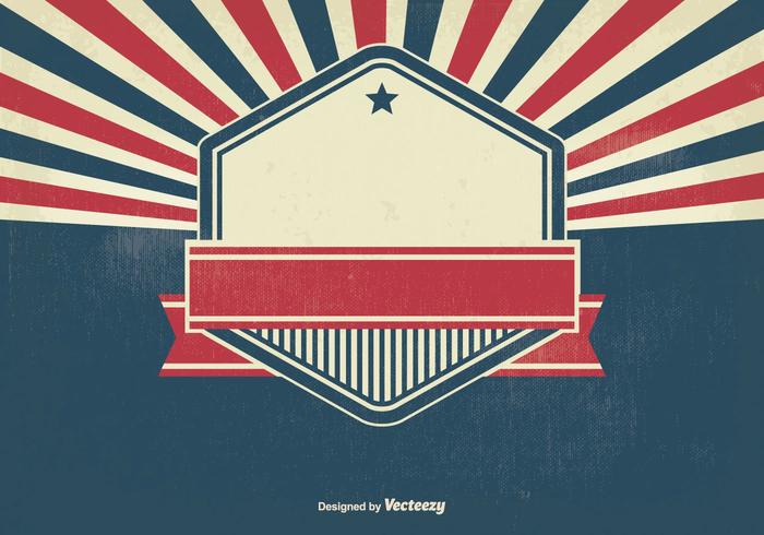 Blank Retro Background vector