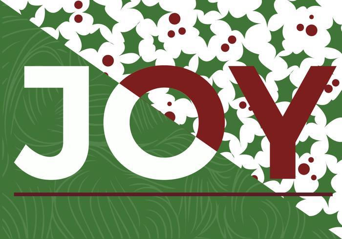 Free Christmas Joy Vector