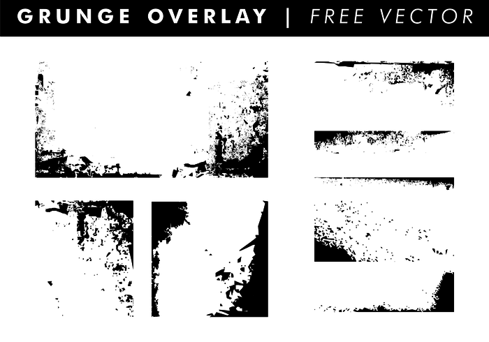 Grunge Overlays  Textures Free Vector