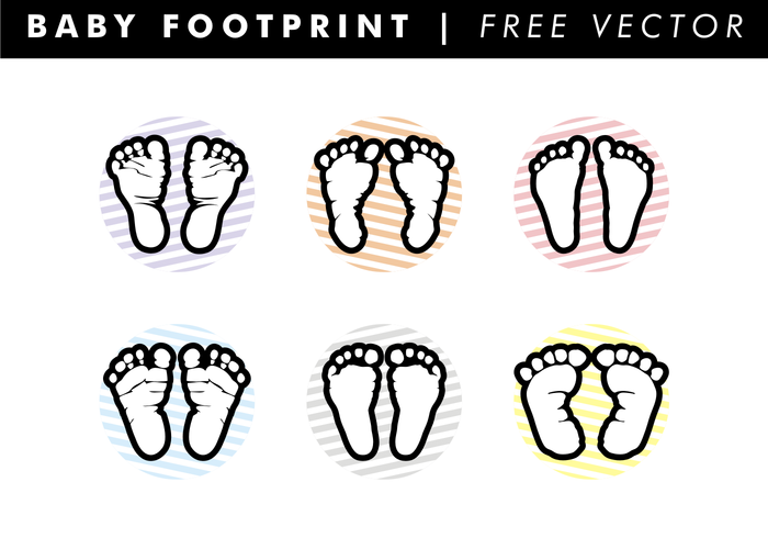Baby Footprints Free Vector Baby Footprints Free Vector