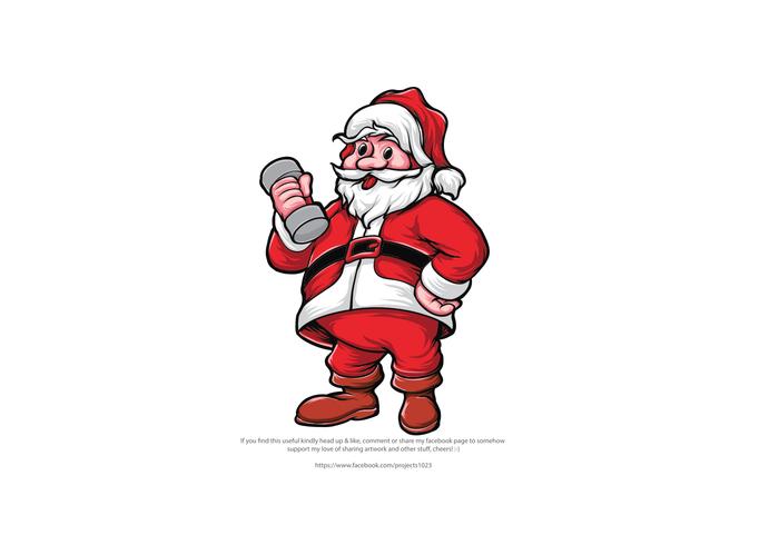 Santa Lifter Vector Santa Lifter Vector