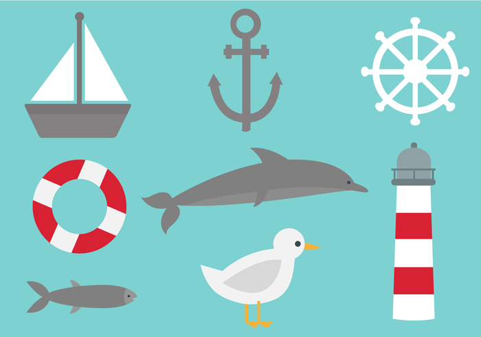 Free Nautical Elements Vector