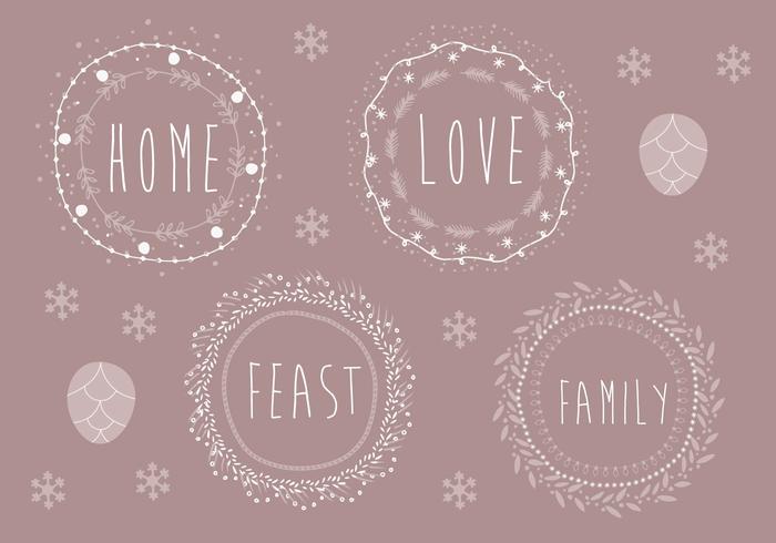 Free Christmas Background Illustration vector