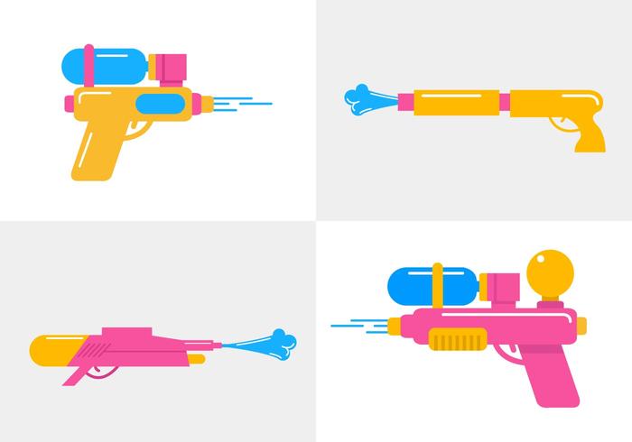 Songkran Vector Guns Songkran Vector Guns
